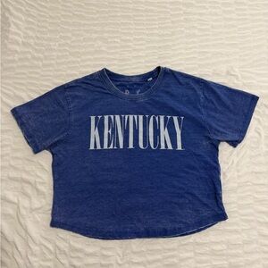 cropped KY tshirt! size M